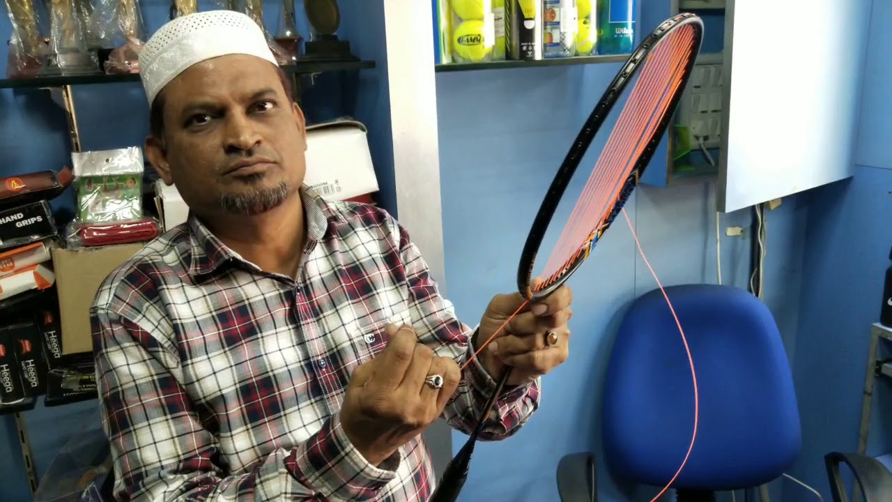 Badminton stringing in sports world in cheap rate