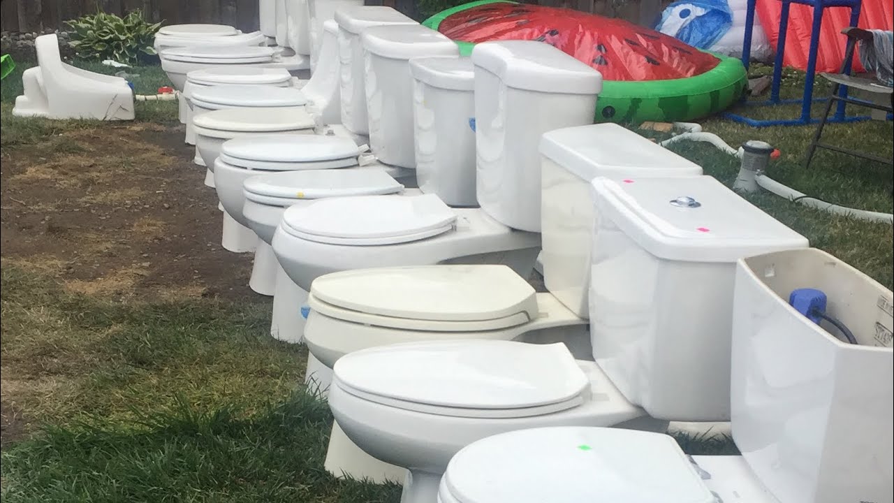 Flushing all my toilets in a row!