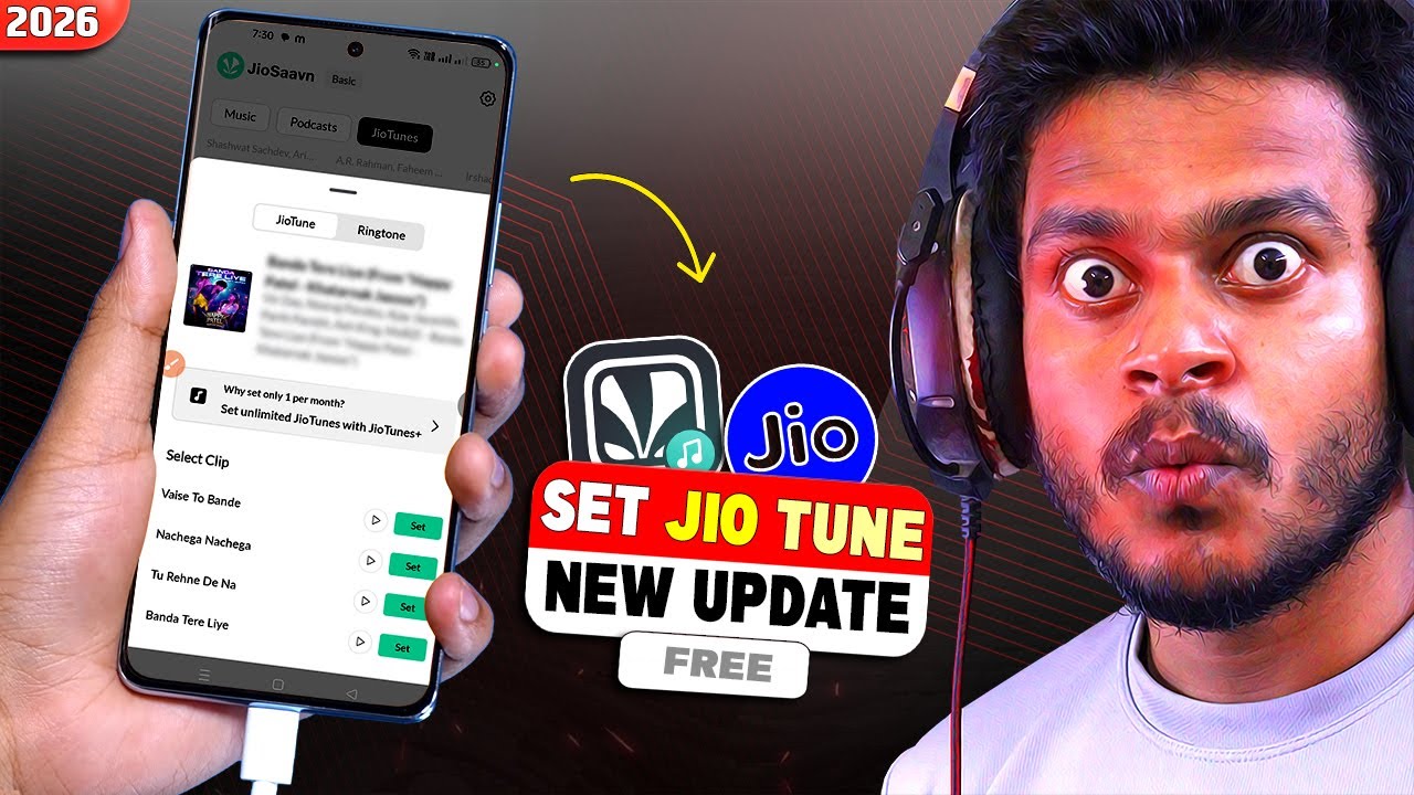How to Set Jio Caller Tune Free 2026 🎵 Jio SIM me Gana kaise Set kare - New Update