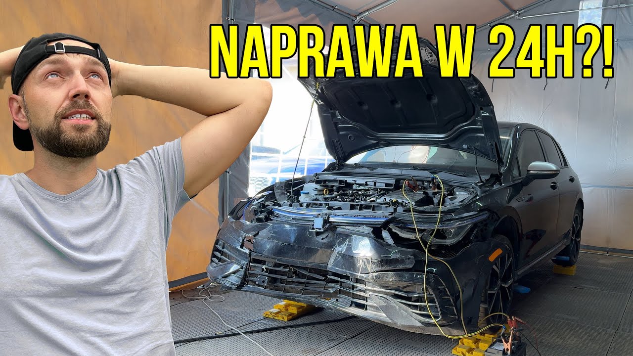 ODBUDOWA VOLKSWAGEN GOLF VIII R | NAPRAWA W 24H ?! | PART 2