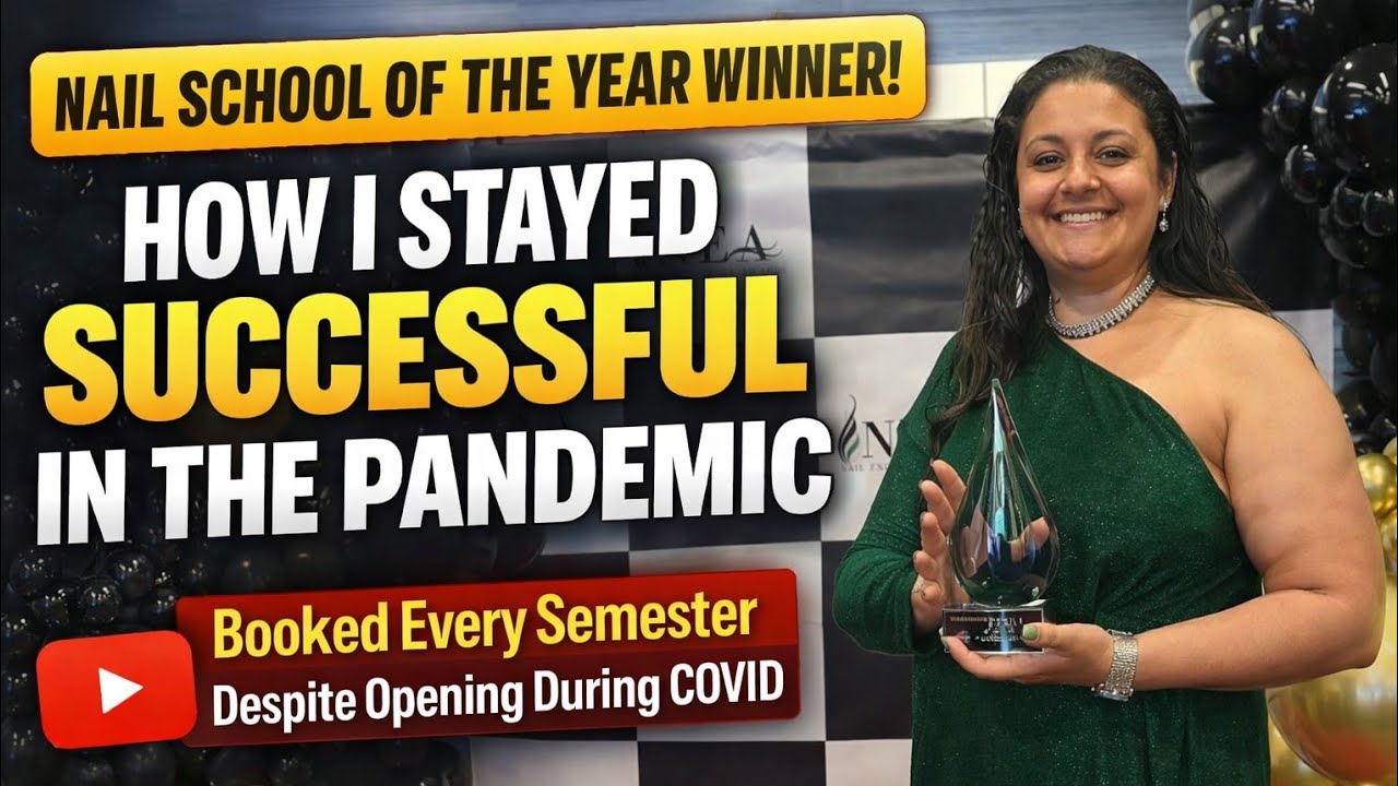 What do you do when you open up a nail school a few months before covid?