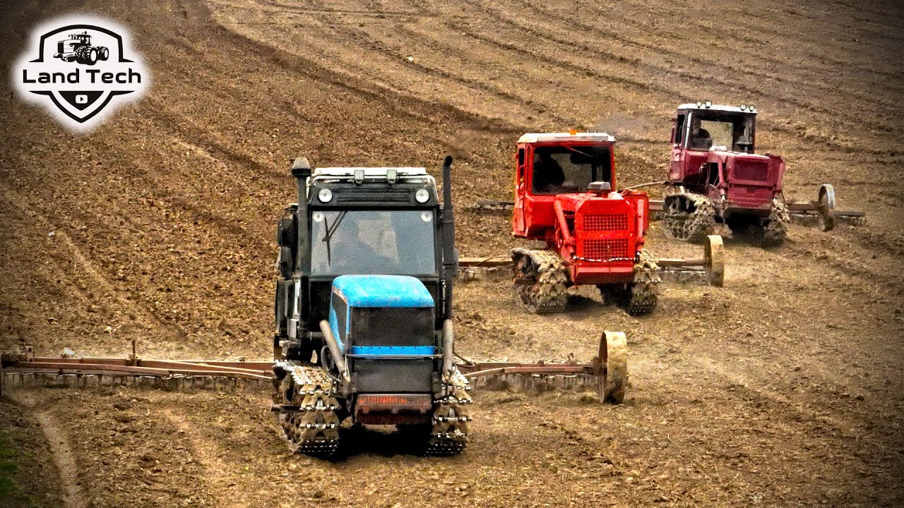 Редкий гусеничный трактор ДТ-75Р! АГРОМАШ-90ТГС и ДТ-75 вместе!