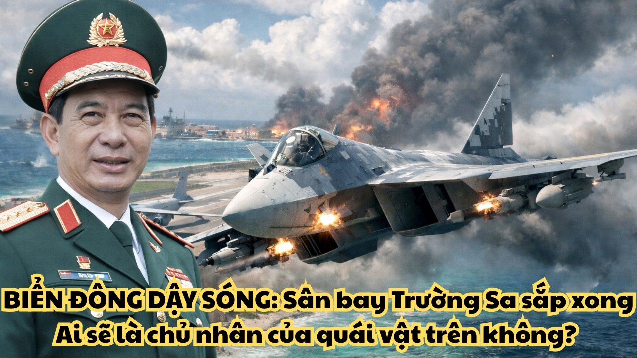 BIỂN ĐÔNG DẬY SÓNG: Sân bay Trường Sa sắp xong - Ai sẽ là chủ nhân của quái vật trên không?