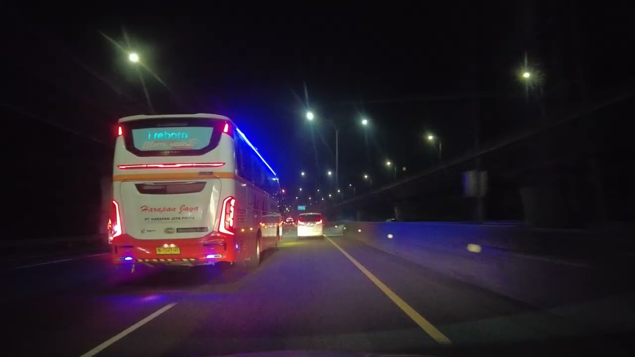 Night Drive End of Contra Flow KM 47 to KM 25 Jakarta-Cikampek Toll Road | Arus Balik Lebaran 2026