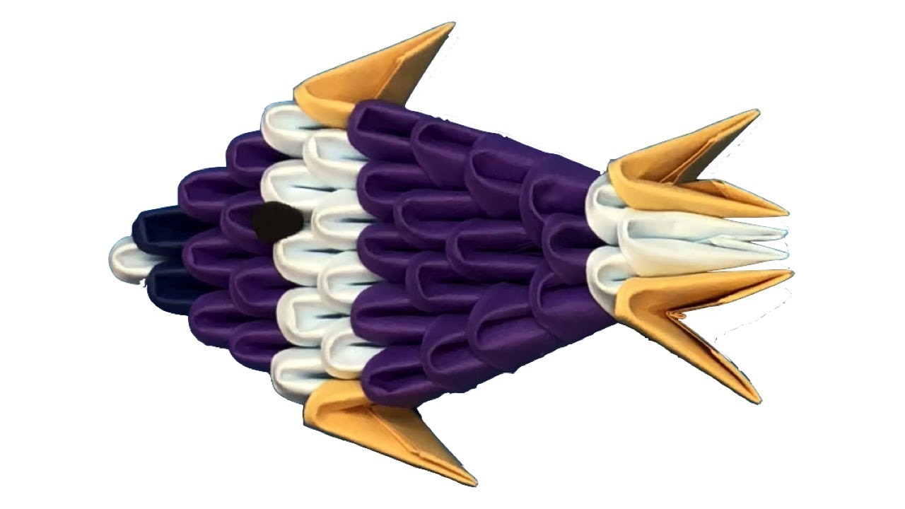 ORIGAMI 3D ⎜ LE POISSON