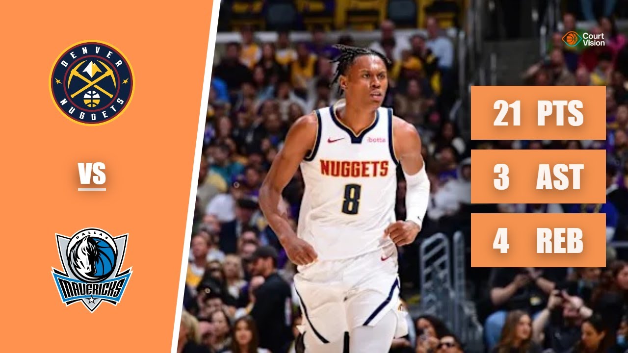 Peyton Watson - 21 Points, 3 Assists, 4 Rebounds vs Mavericks - 2025-26 Regular Season