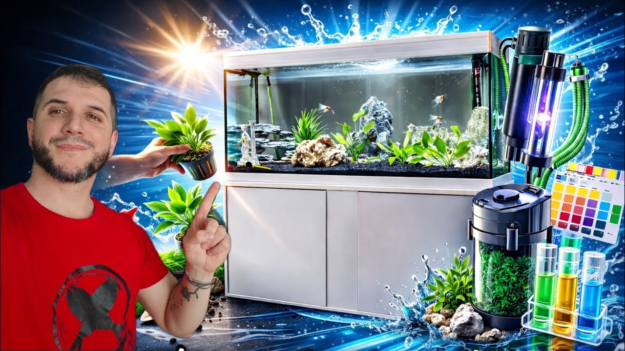 Cómo montar un acuario desde cero para principiantes (200L) | NO metas peces antes de ver esto