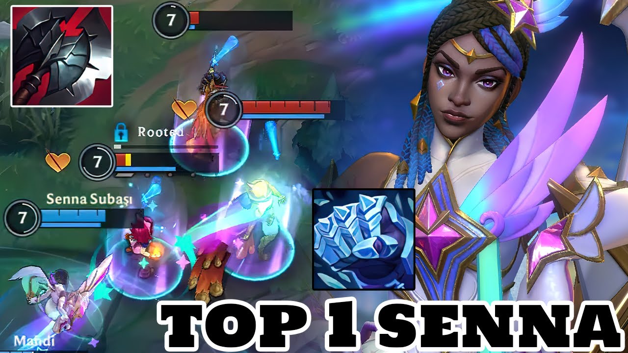 Wild Rift Senna - Top 1 Senna Gameplay "Star Guardian Senna Skin" Rank Season 6