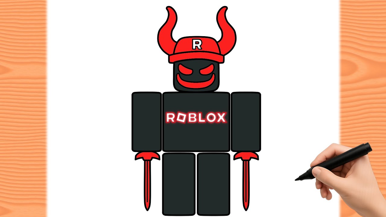 Como Dibujar a GUEST 666 -  Steal a Brainrot ROBLOX