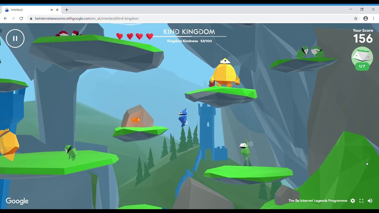 Being Internet Awesome with Interland! #1 Kind Kingdom