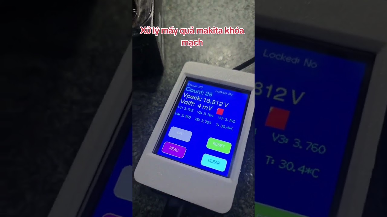 MỞ MẠCH PIN MAKITA BỊ KHÓA