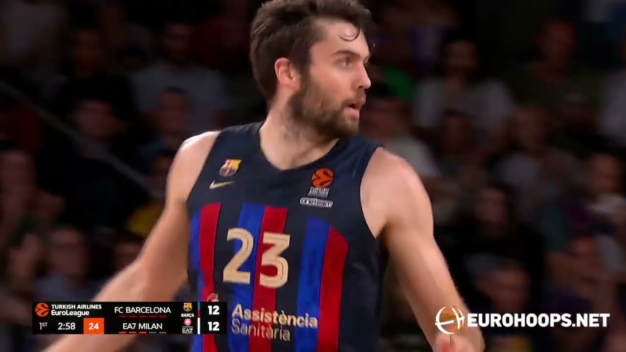 FC Barcelona - EA7 Emporio Armani Milan 74-56: Mike Tobey (13 points)