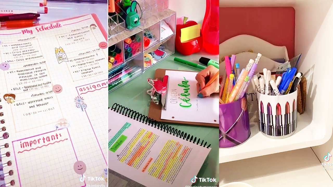 STUDY WITH ME #2 📚 TIKTOK COMPILATION | Aesthetic Kawaii