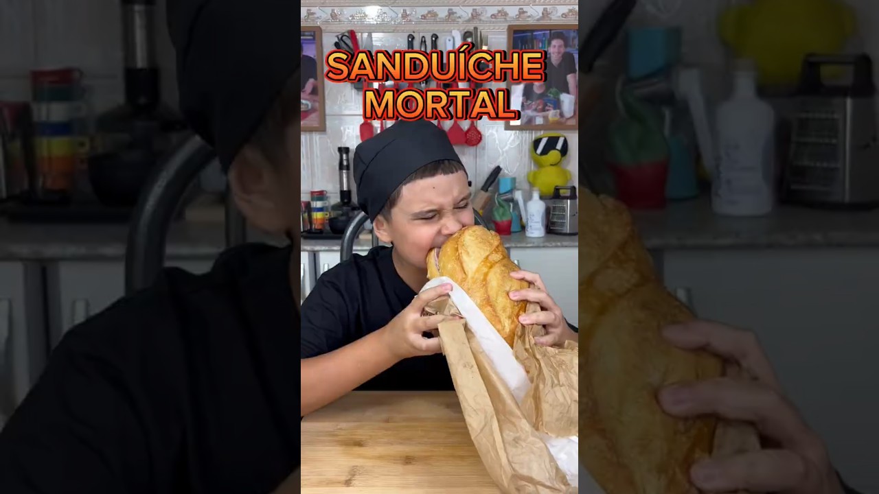SANDU&Iacute;CHE MORTAL DO APENAS UM SHOW! 😱🥪👨&zwj;🍳 #chef #food #youtubeshorts