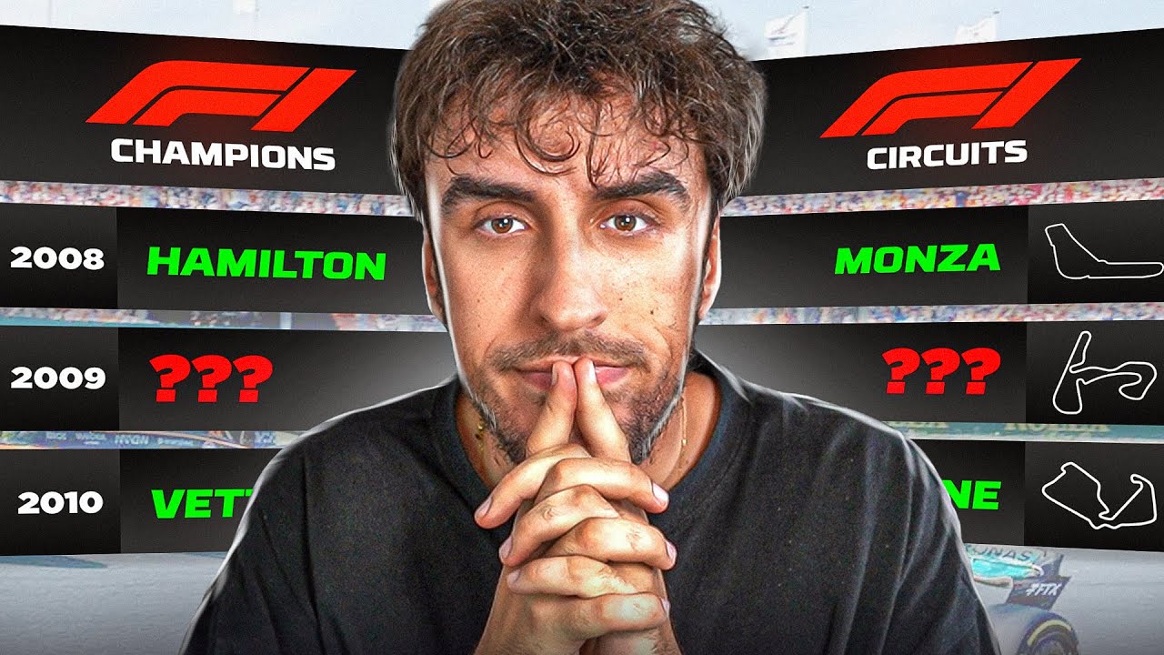 On teste ma culture en Formule 1 !