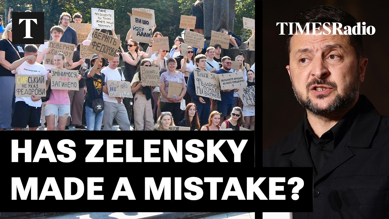 Zelensky Faces Widespread Protest After Ousting Defence Minister | Jimmy Rushton
