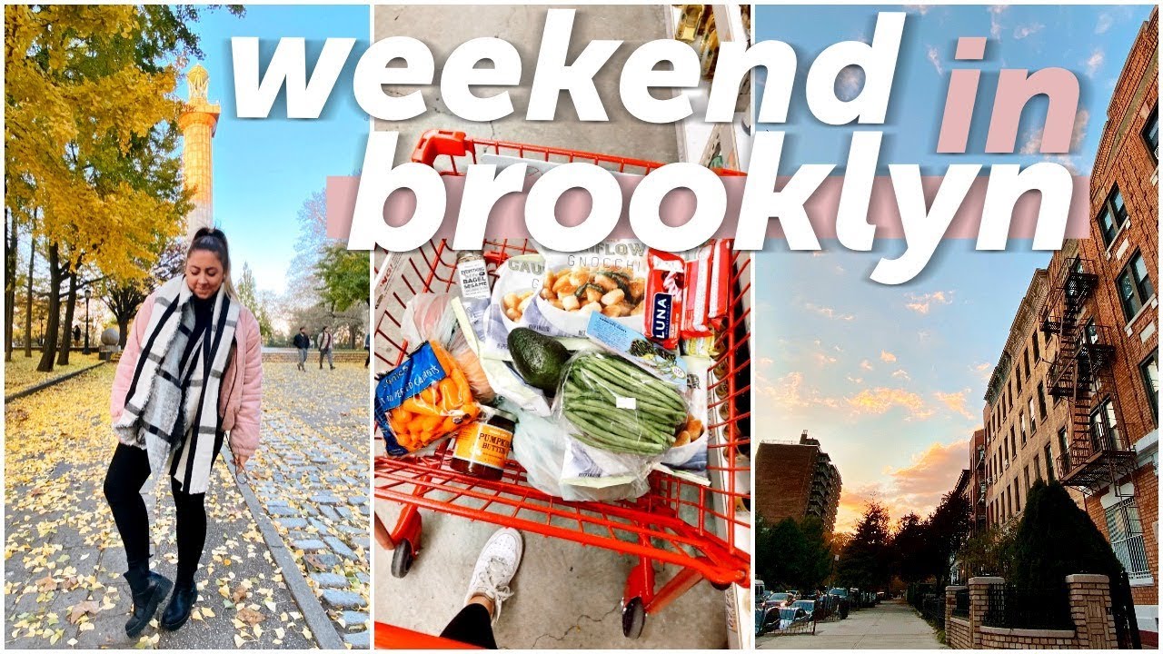 Weekend in My Life in Brooklyn! Exploring new neighborhoods, Grocery Shopping, & Relaxing!