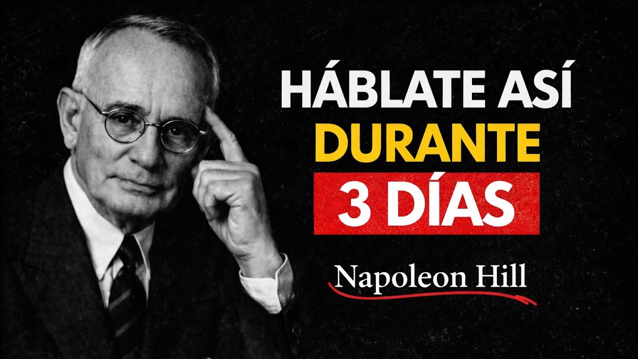 Háblate Así por 3 Días y Empieza a Atraer Todo lo que Deseas | Napoleón Hill