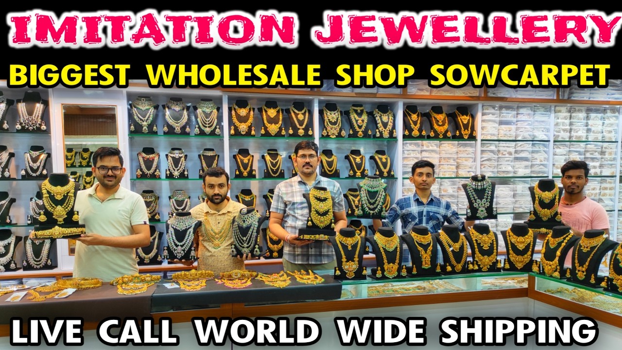Biggest Imitation Jewellery Show Room at Sowcarpet, All Type of Imitation Jewellery in One Shop