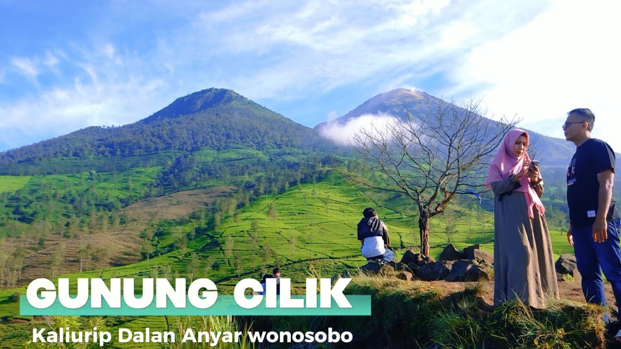 Jalan jalan ke GUNUNG CILIK WONOSOBO ‼️ view paling Indah 2 gunung dan hamparan kebun teh bedakah