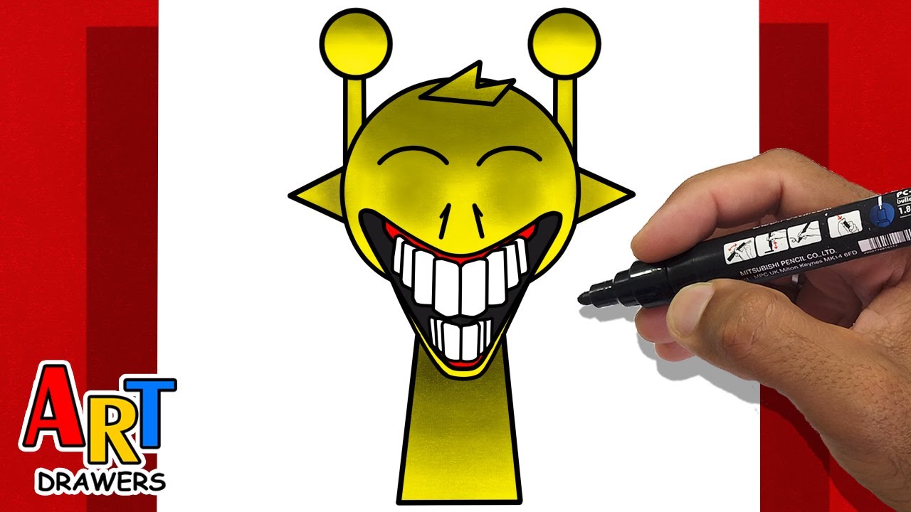 How To Draw Simon Horror - INCREDIBOX SPRUNKI