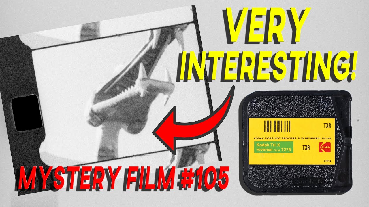 Обработка загадочной пленки Super 8 - СТАРАЯ TRI-X - Содержимое раскрыто! Найденная пленка 105