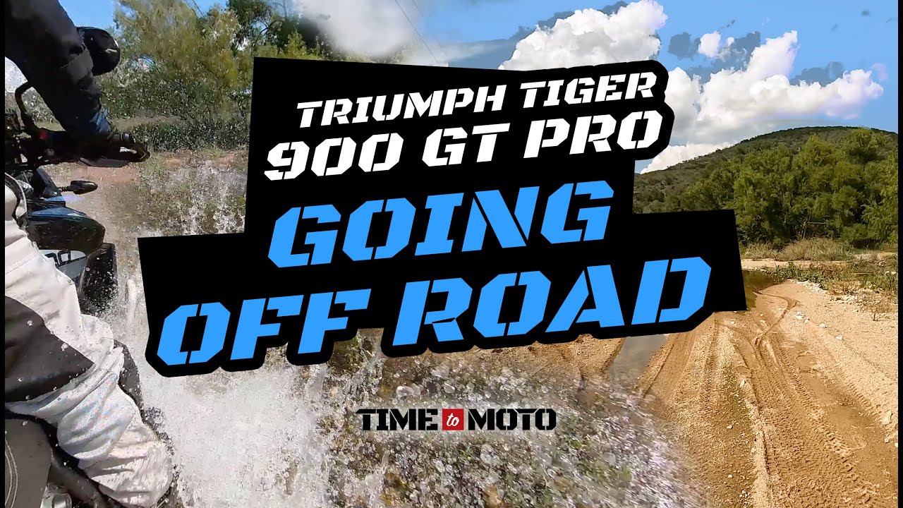 2021 Triumph Tiger 900 GT PRO Going Off Road