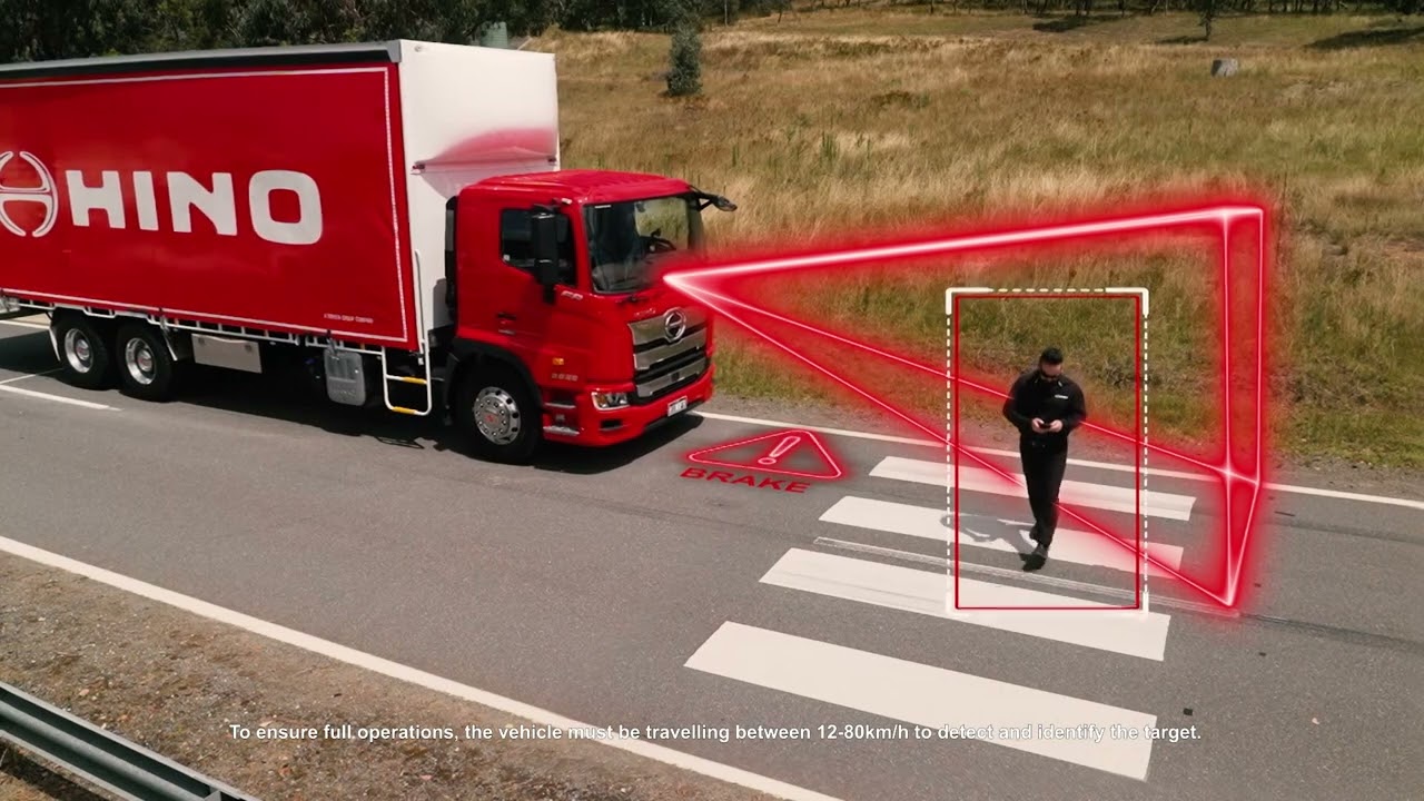Hino 700 Series Safety Demonstration