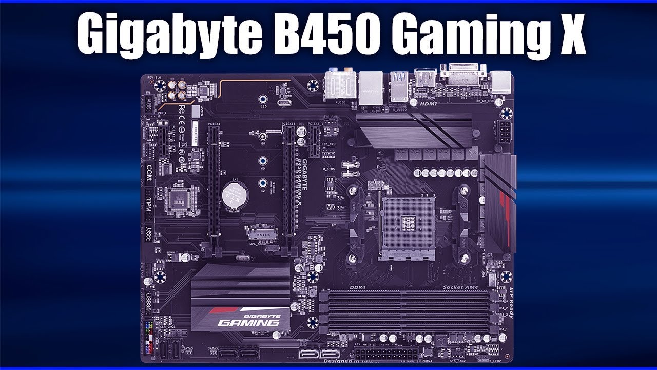 Материнская плата Gigabyte B450 Gaming X