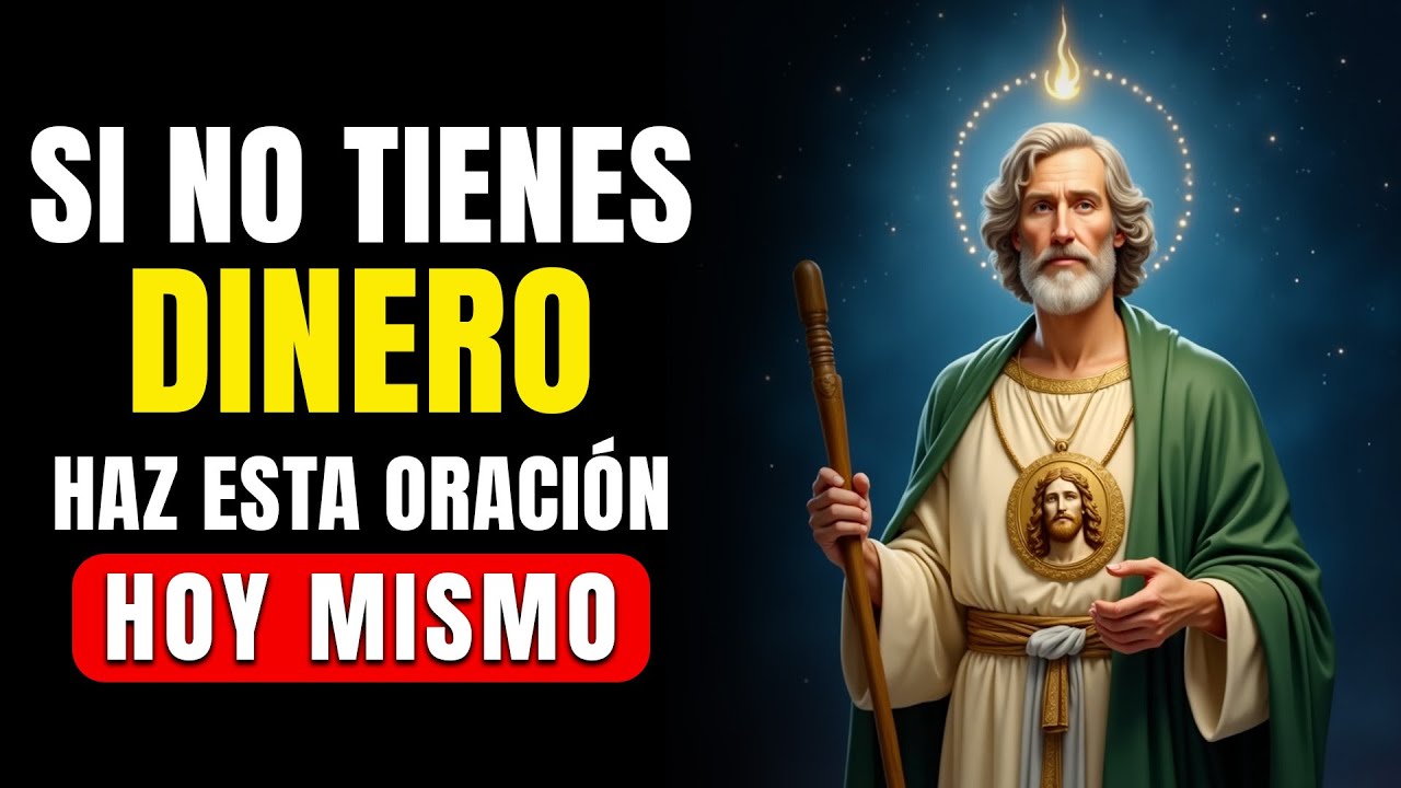 EN MENOS DE 3 MINUTOS LLEGA DINERO JUDAS TADEO!🙏La ORACIÓN MILAGROSA que NO FALLA PARA MILAGROS