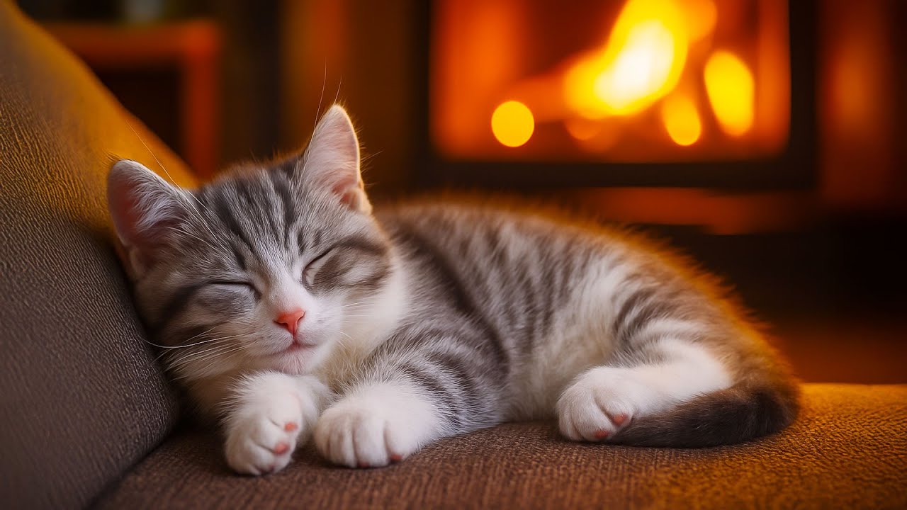 Спокойная расслабляющая музыка для кошек 🐱 Успокаивающие звуки для глубокого расслабления и сняти...