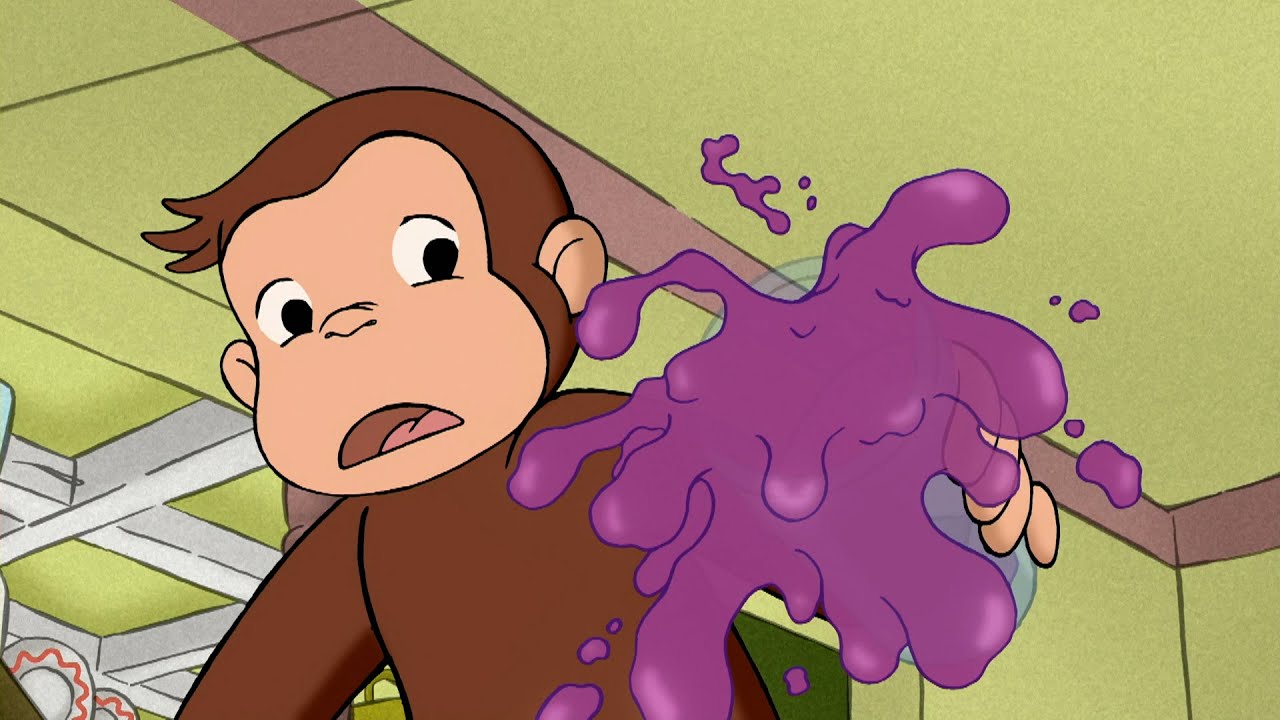 George Spills Grape Juice on a New Rug! | Curious George | Mini Moments