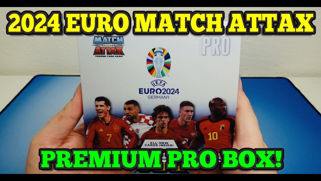 Premium Pro Box! 2024 EURO TOPPS MATCH ATTAX! Fotbalové kartičky Match Attax! Unboxing!