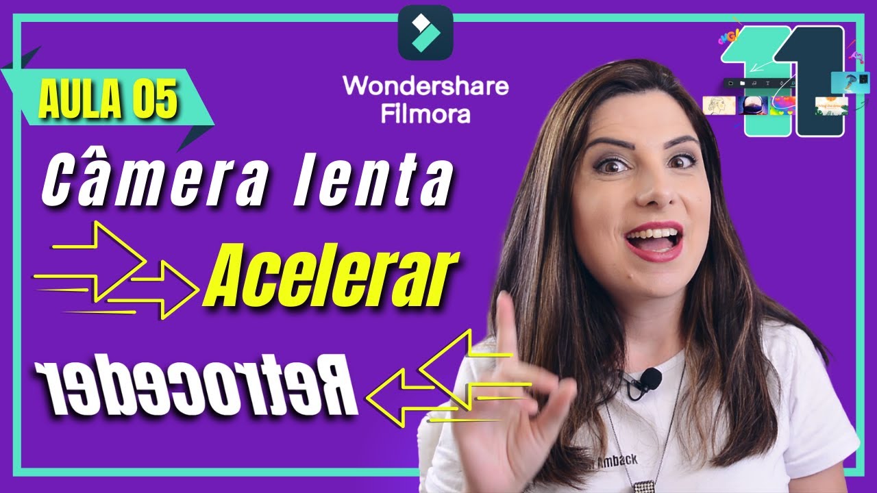Como Fazer Câmera Lenta, Acelerar e Retroceder um vídeo no Filmora?