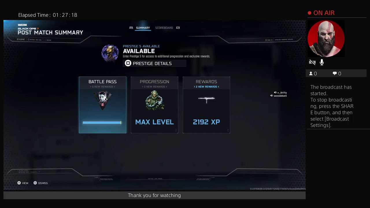 tyrrishear's Live PS4 Broadcast