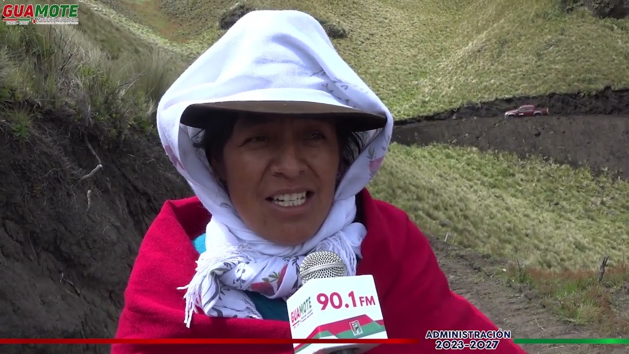 Ensanchamiento vial en la comunidad San Vicente de Tipin