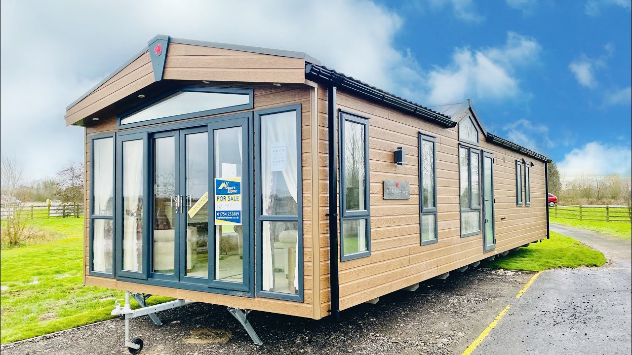Pemberton Knightsbridge Lodge 2 Bedroom 43 x 14 Foot Sited On 12 Month Park Near Skegness With Deck