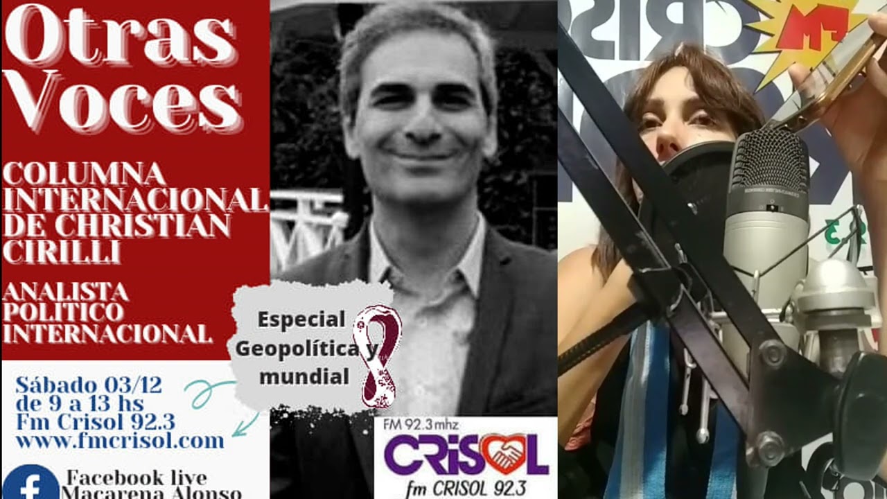 CONVERSAMOS CON CHRISTIAN CIRILLI.  ANALISTA INTERNACIONAL. 