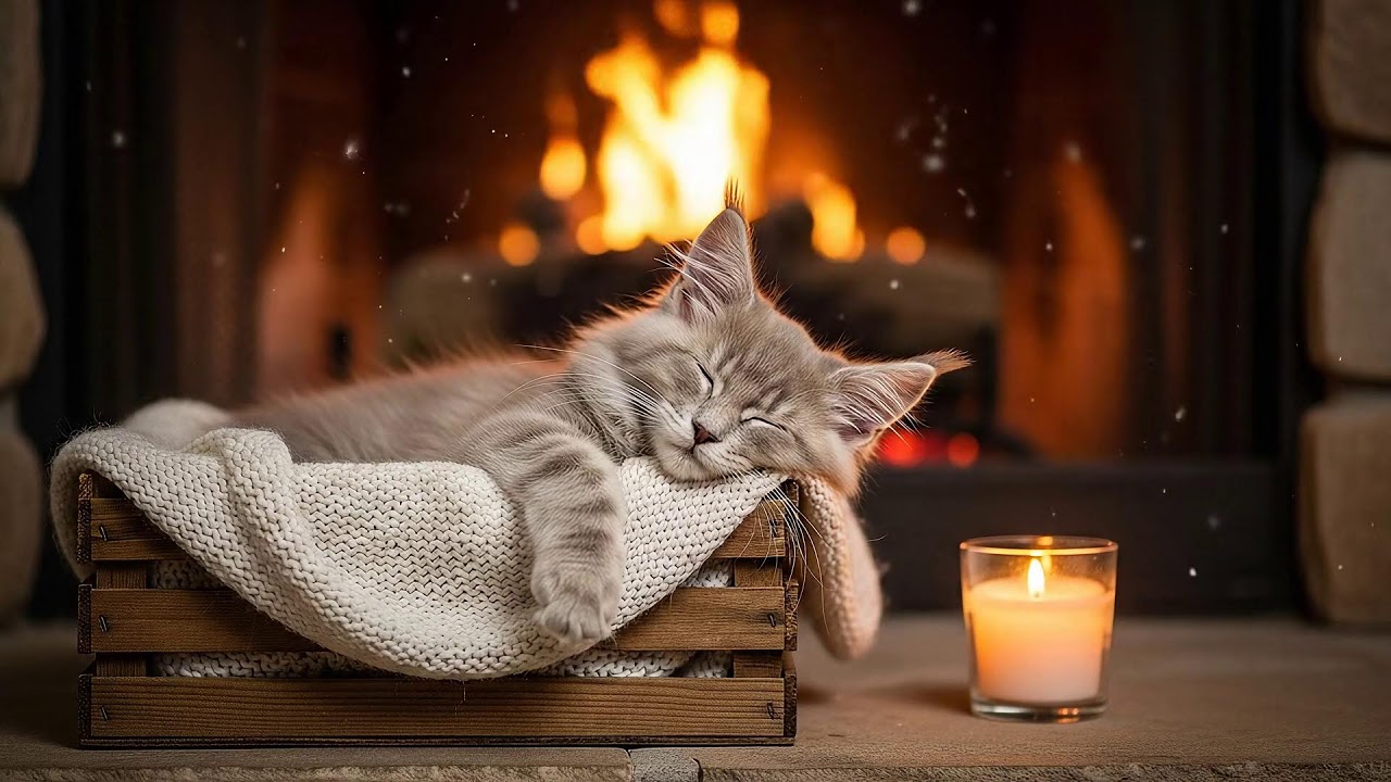 Calming Music For Cats 🐈 Anxiety Relief With Soft 432Hz Sleep Sounds And Cozy Bedtime Atmosphere