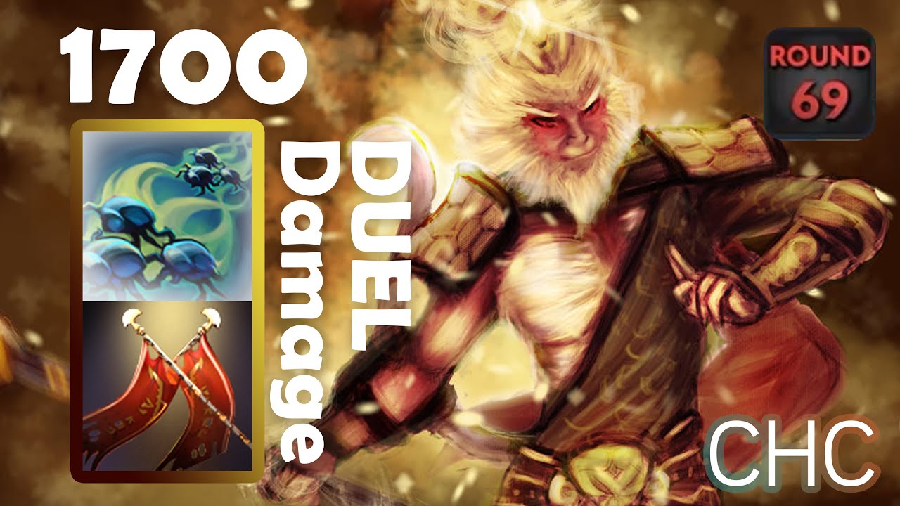 MONKEY KING With 1700 DUEL Damage - Dota 2 Custom Hero Chaos