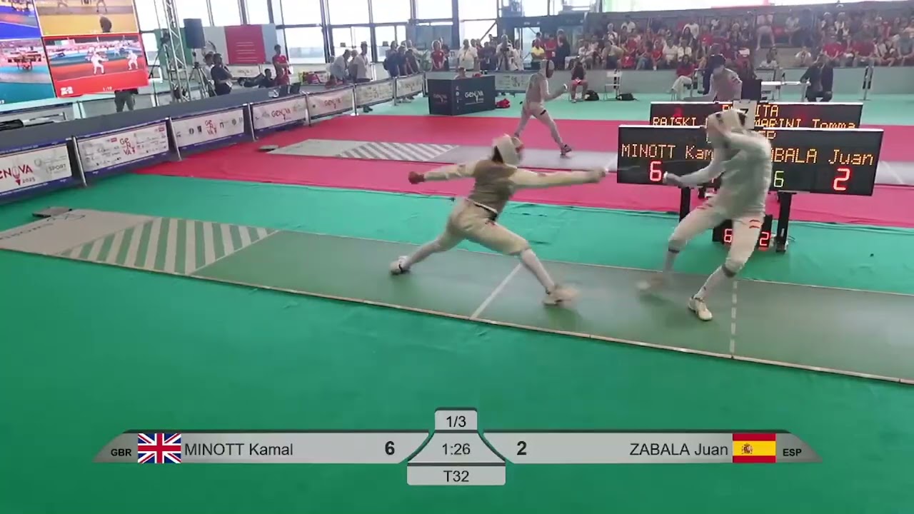 Euro Champs 2025 SMF - L32 - Kamal Minott GBR v Juan Zabala ESP