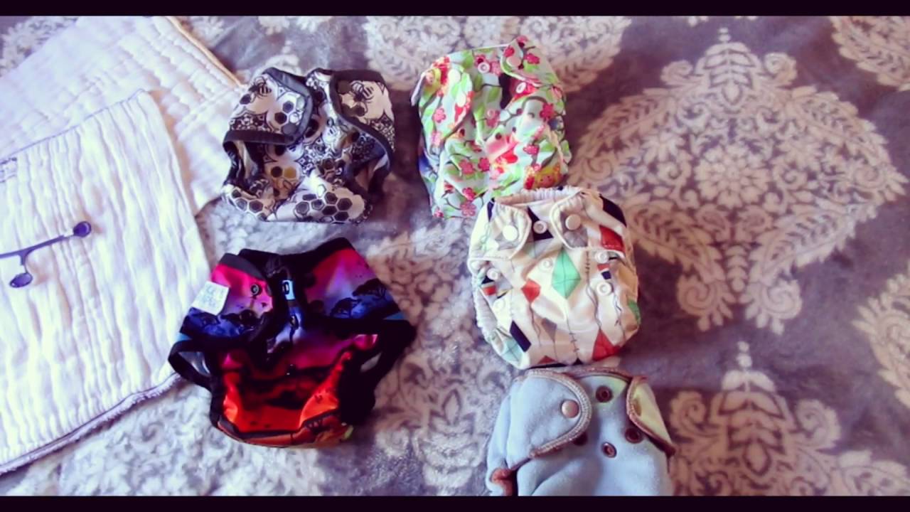 My Ideal MINIMALIST 2016 Newborn Cloth Diaper Stash $200: 2ND TIME AROUND