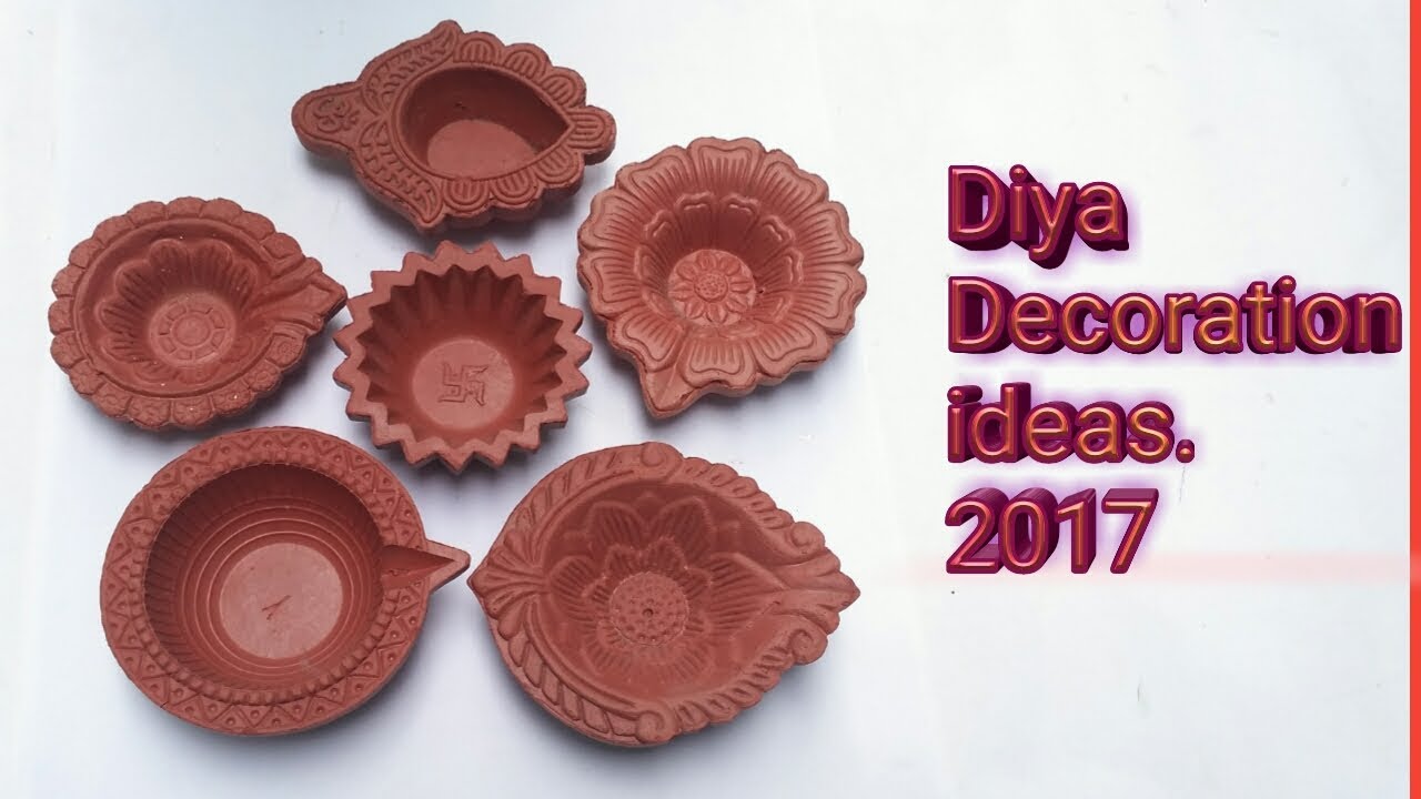 How To Decorate Diyas at Home // Diya painting for Diwali // Paint Diya in easy and fast way at Home