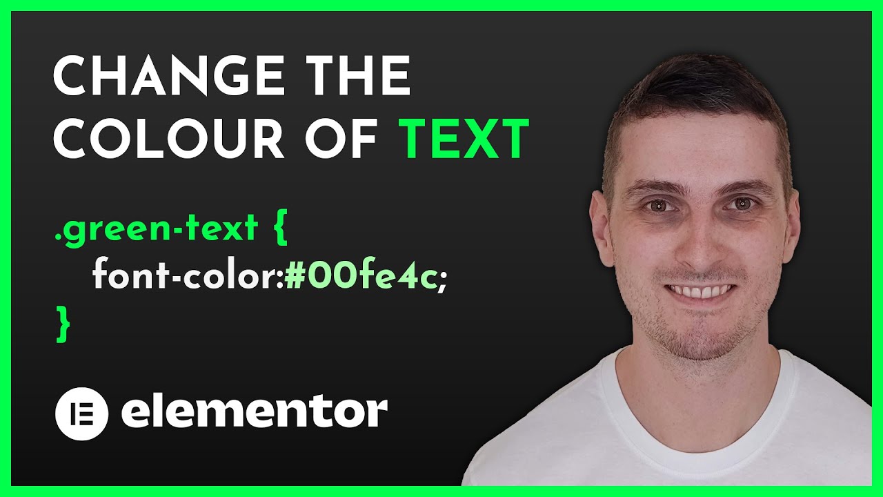 How to Change the Font Colour on a Specific Piece of Text in Elementor