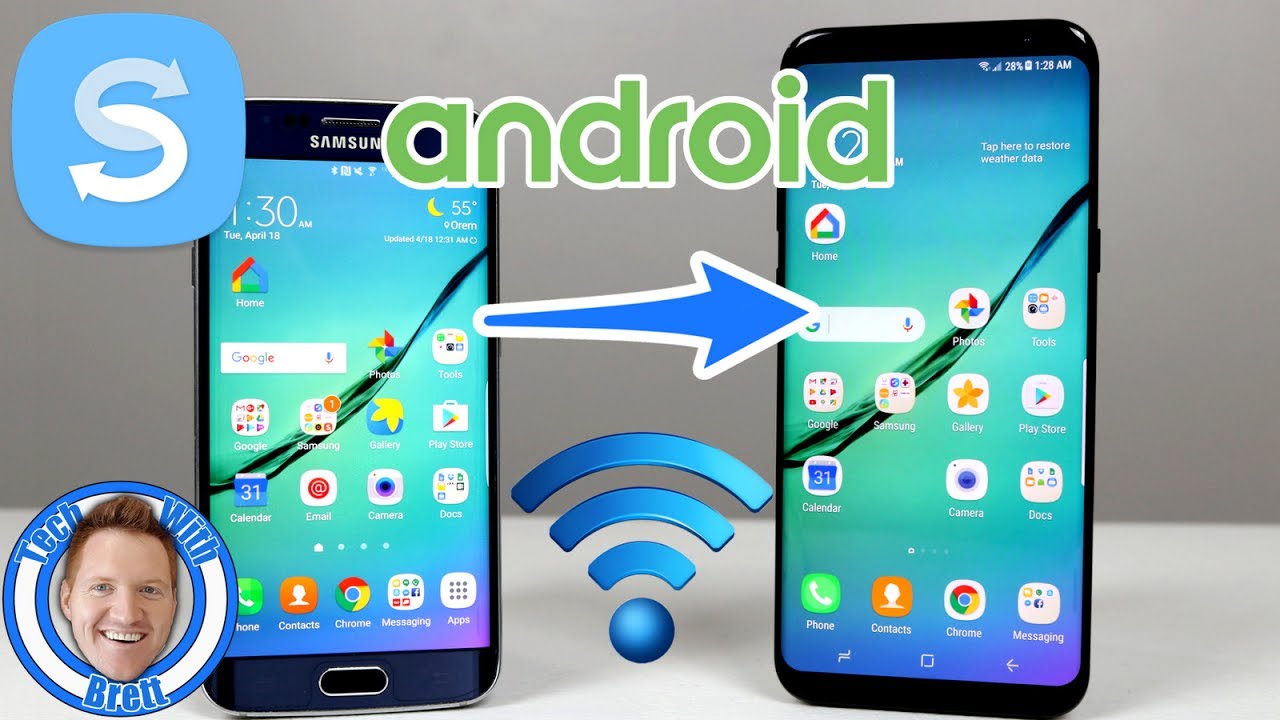 Wireless Smart Switch Transfer to Samsung Galaxy S8 (2017)