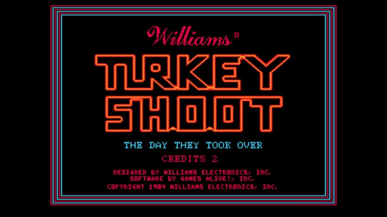 Turkey Shoot (1984) Arcade Prototype M.A.M.E Williams Shooting Retro Game Session