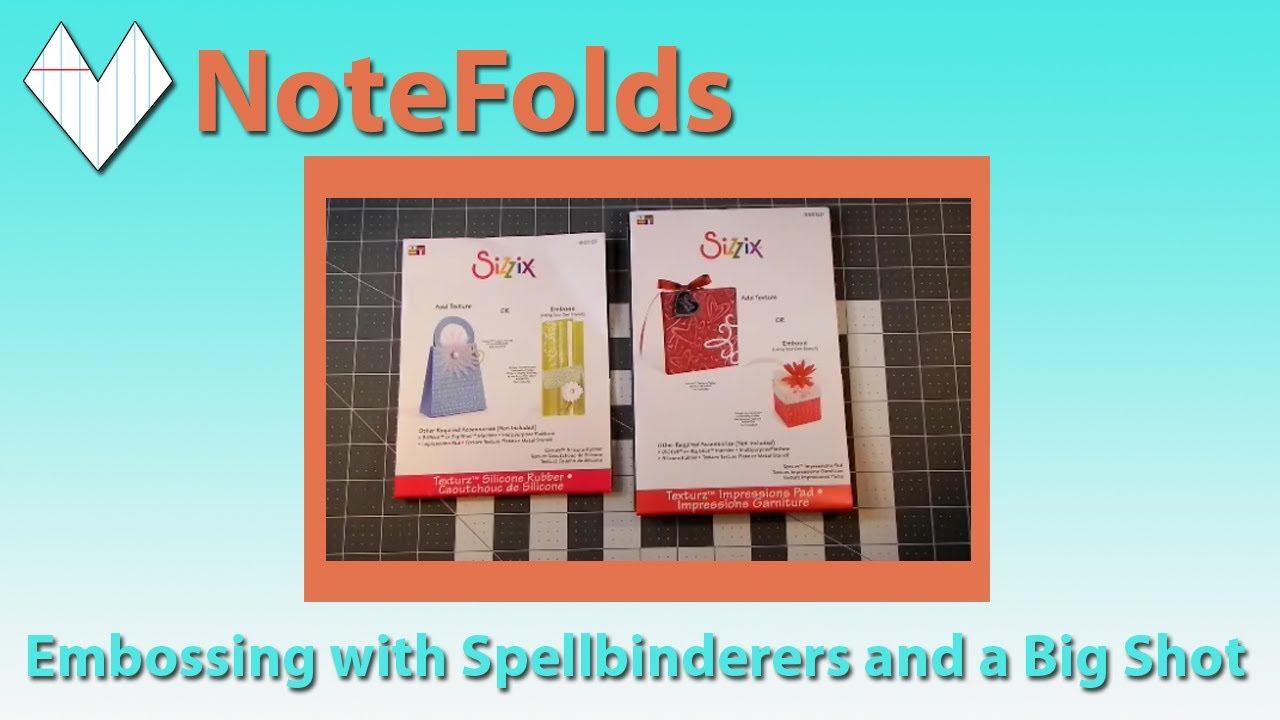 Emboss with Spellbinders and a Big Shot