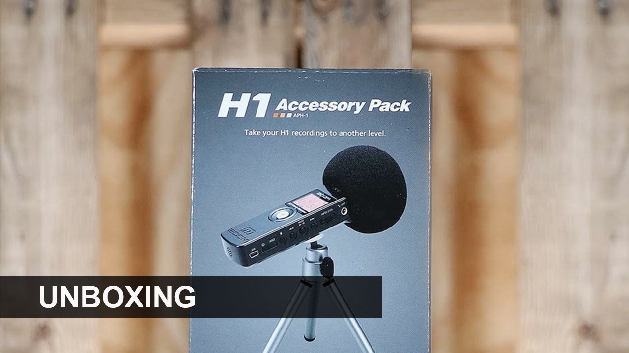 Zoom APH-1 Accessory Pack for Zoom H1 Recorder Unboxing