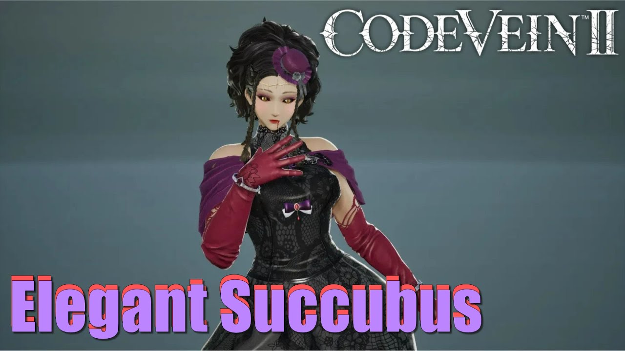 Code Vein 2 Female Character Creation Elegant Succubus