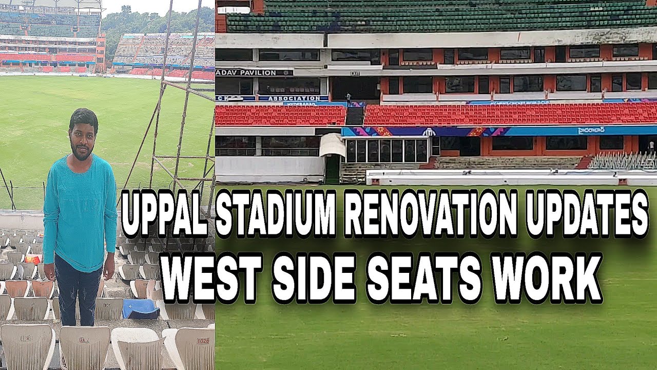 uppal stadium renovation updates | west side seats work | uppal stadium repair #uppalstadium #rgis